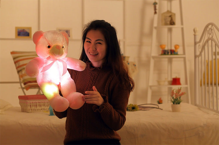 Creative Light Up LED Teddy Bear Stuffed Animals Plush